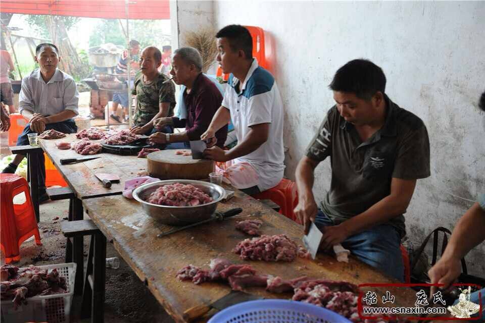 革命紀念地韶山龐氏宗祠原址重建落成紀實——強大的后勤團隊