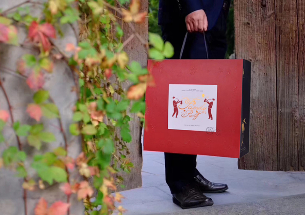 紅色高檔雙酒杯紅酒禮盒